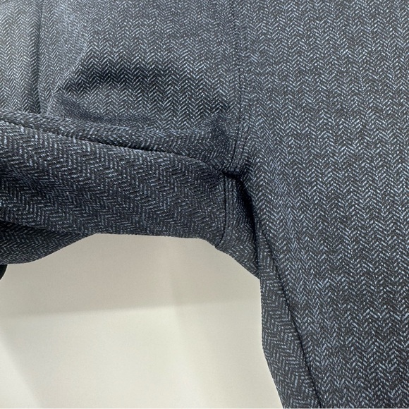 Athleta Black Blue Herringbone Mercer Tights Leggings Tights Pants Size M - Picture 4 of 16